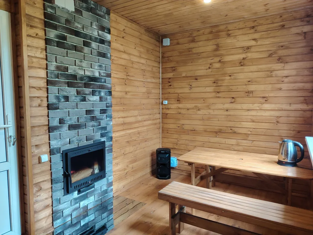 Дом с русской баней на дровах