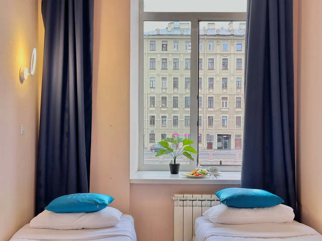 Квартира Трехместные апартаменты с раздельными кроватями, в самом центре города — Санкт-Петербург