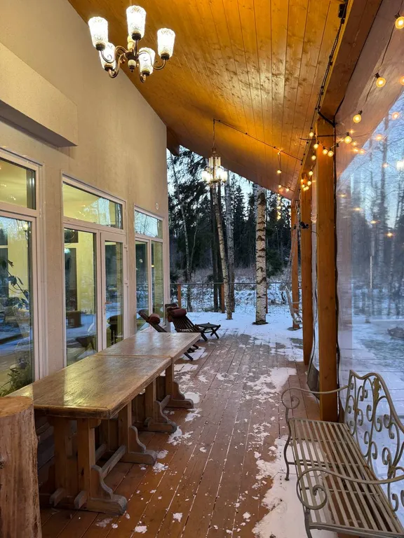 Уютный дизайнерский дом с сауной у самого леса