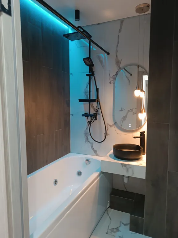 Квартира Квартира с джакузи и иллюминацией — Великий Новгород