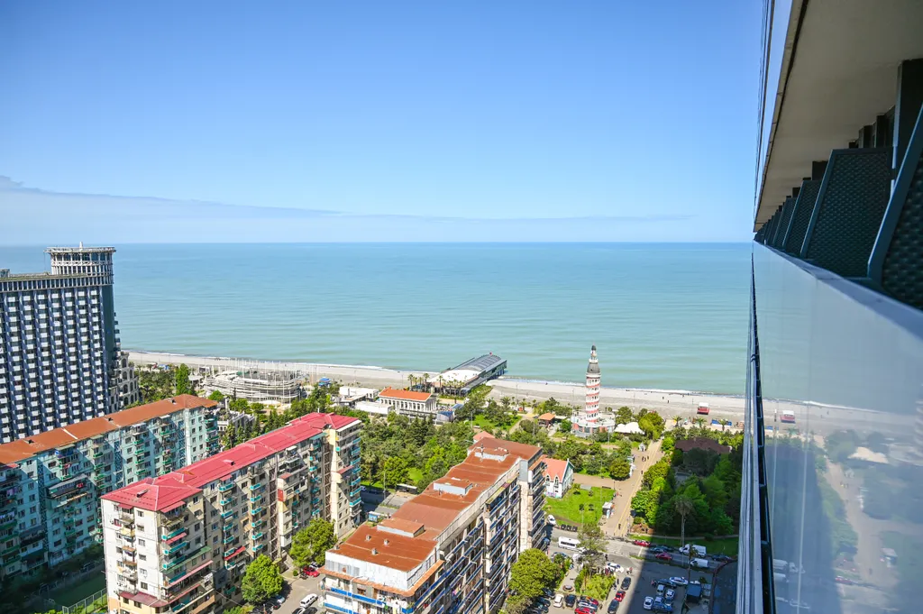 Квартира Квартира Студия 27 этаж | Первая линия | Панорамный вид на море и горы — Батуми