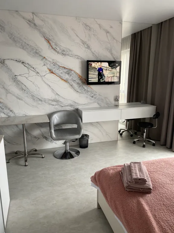 Уютная студия с красивым видом на парк