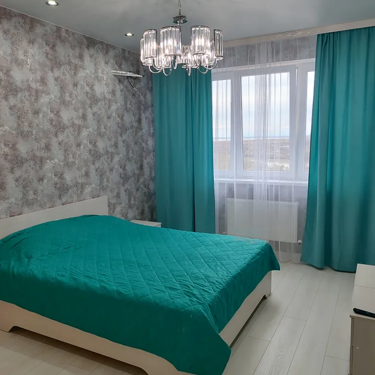 Квартира Однокомнатная квартира с шикарным видом на Кубань — Краснодар