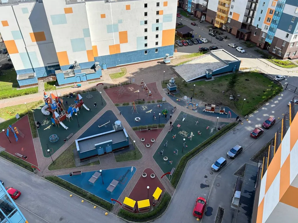 Квартира Квартира Однушка в Чистом Небе с фламинго — Санкт-Петербург