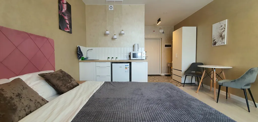 Уютная студия около ЖД вокзала