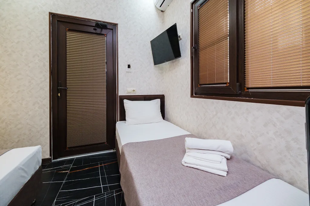 Двухместный бюджетный номер с двумя раздельными кроватями