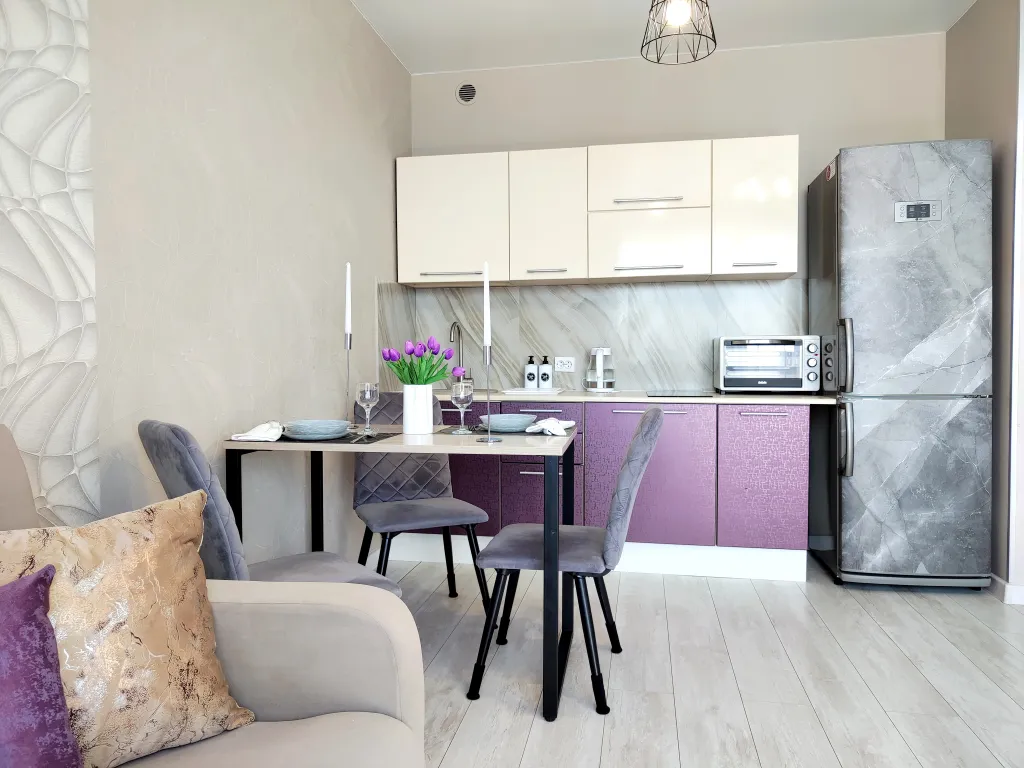 Квартира с видом на реку и горы