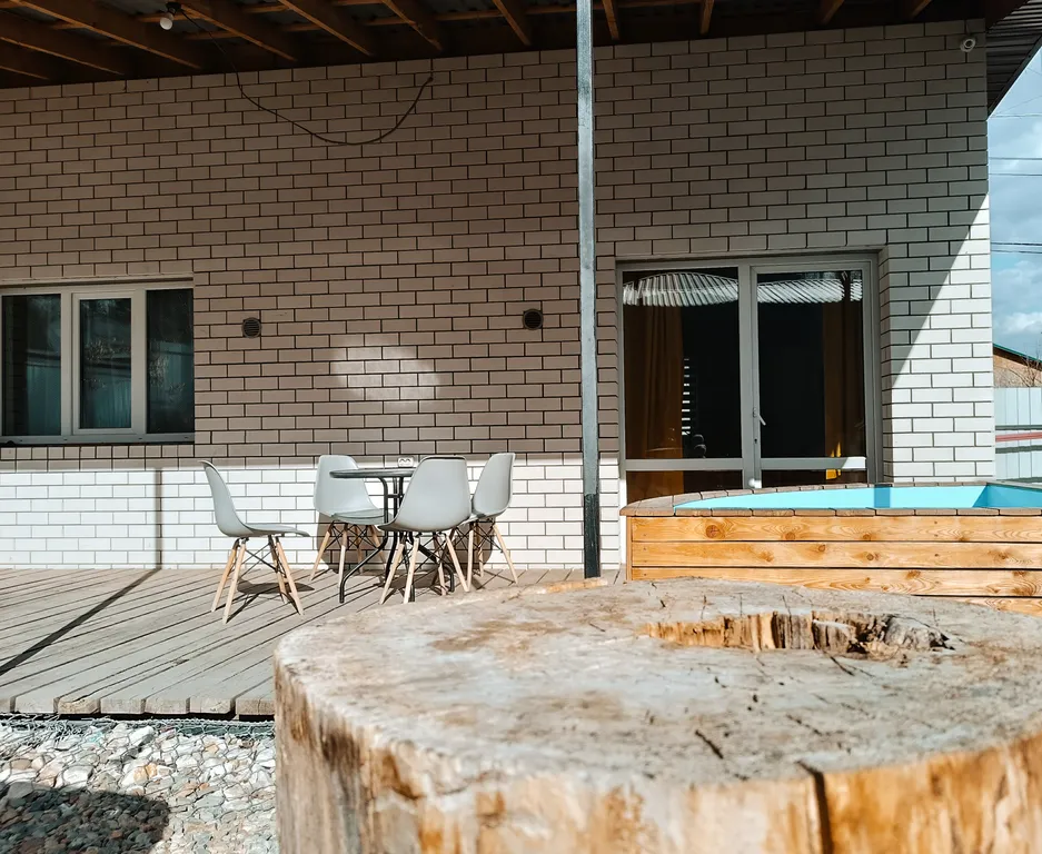 Коттедж Фэмили Хаус с мини бассейном и баней