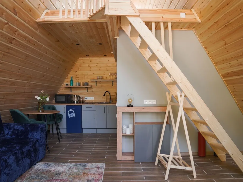 Дом 48m2 — чан, кухня, Wi-Fi