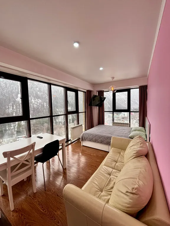 Студия с панорамным видом на горы