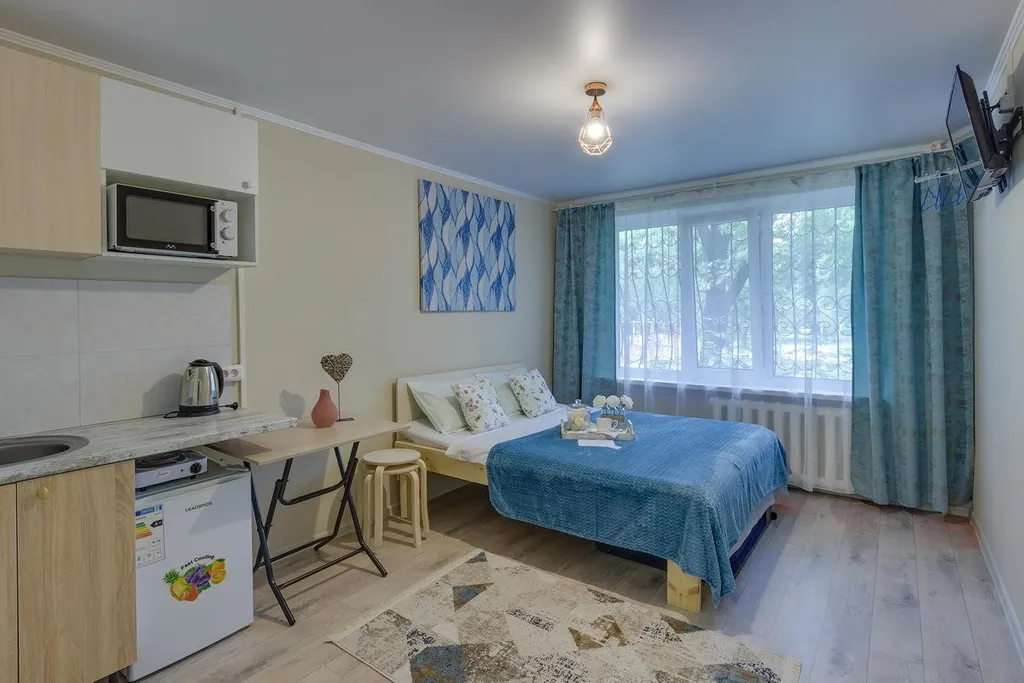 Квартира Уютная студия рядом с Гранд парком — аренда посуточно в Алматы