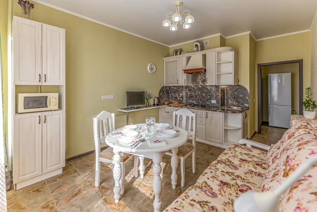 Квартира 1-комнатная квартира Прованс с открытым балконом и видом на море — Геленджик