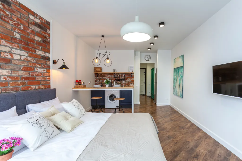 Апартамент Rentplaza c Панорамным видом на город