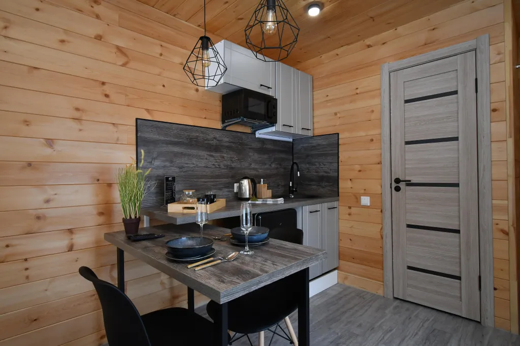 Двухместный 2 домик в лесу