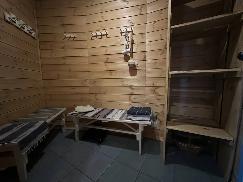 Купольная баня на дровах