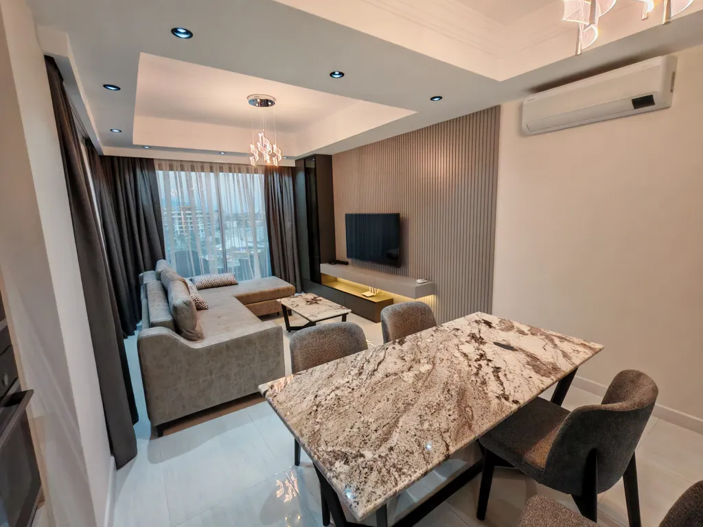 Квартира 1+1 в Azura World c видом на бассейн и аквапарком — аренда посуточно в Аланья