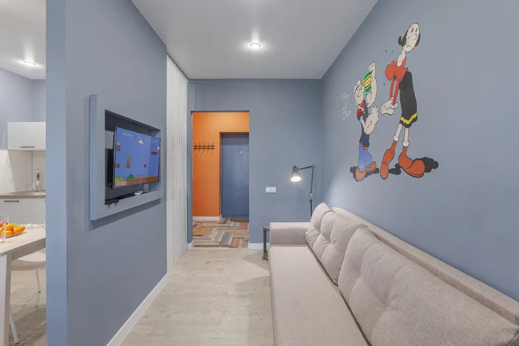 Апартаменты Папай и Оливия с игровой приставкой
