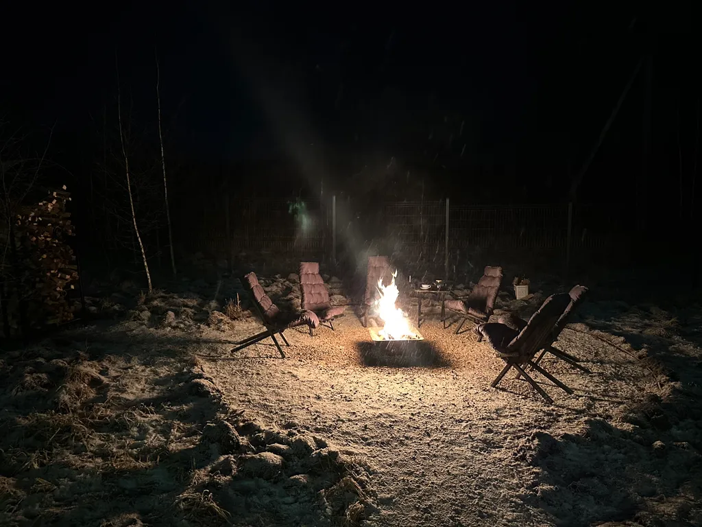 Загородный дом с видом на лес