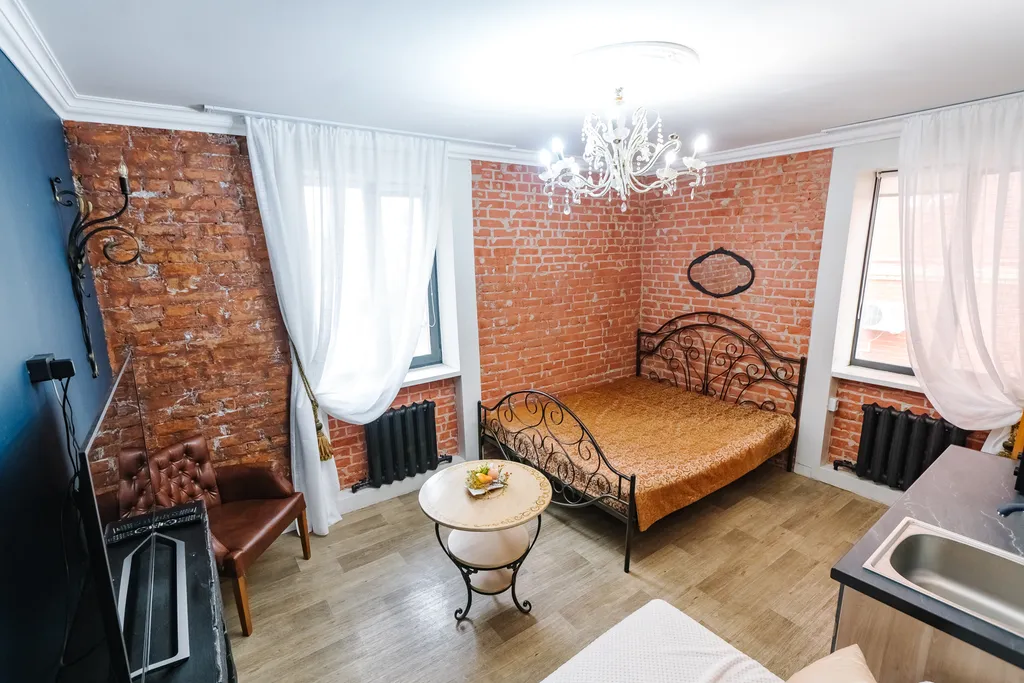 Атмосферная студия рядом с набережной