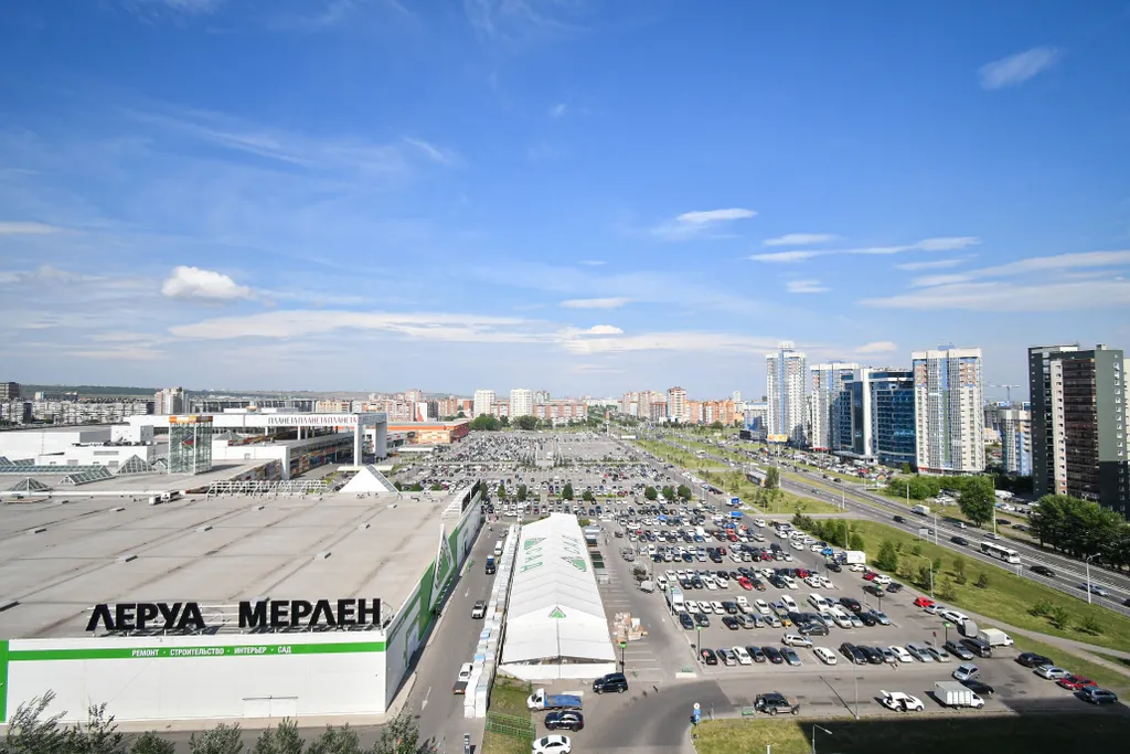 Квартира Квартира Уютная евродвушка в новом доме напротив ТЦ Планета — Красноярск