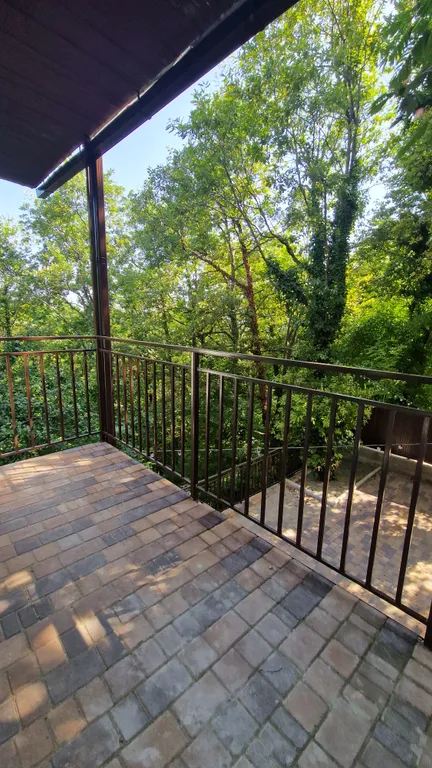 Уютная комната в доме в лесу