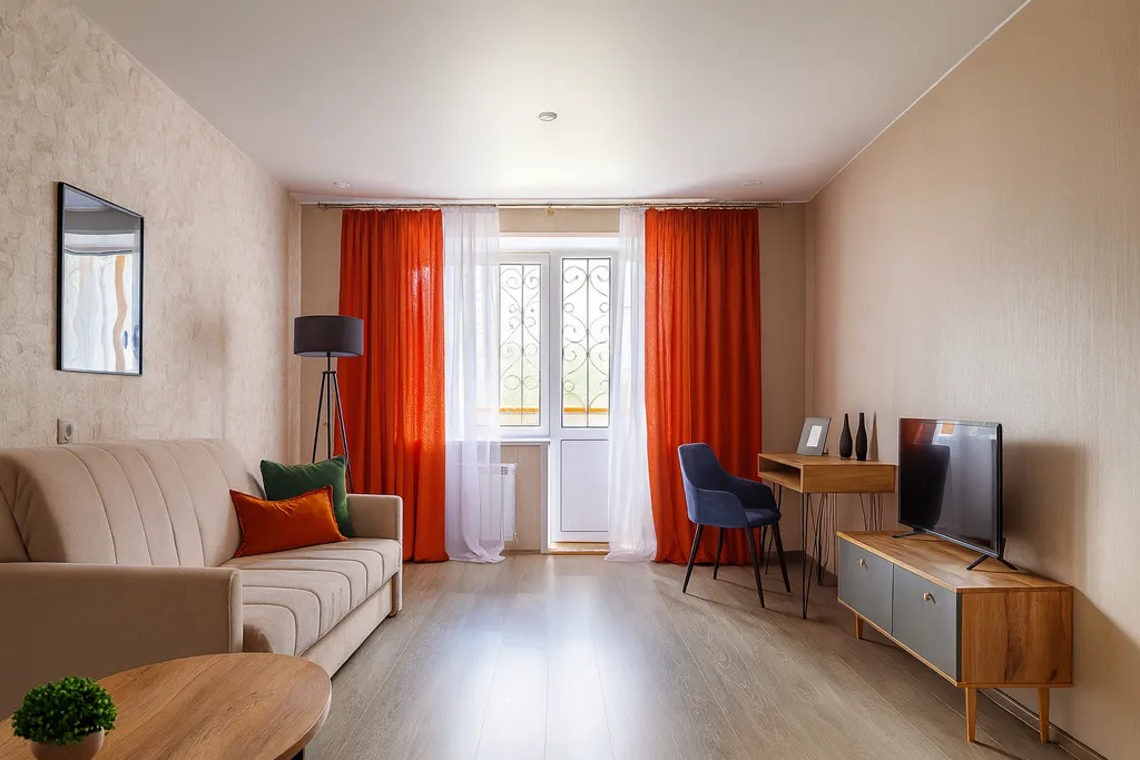 Квартира Стильная двухкомнатная квартира недалеко от центра — Самара