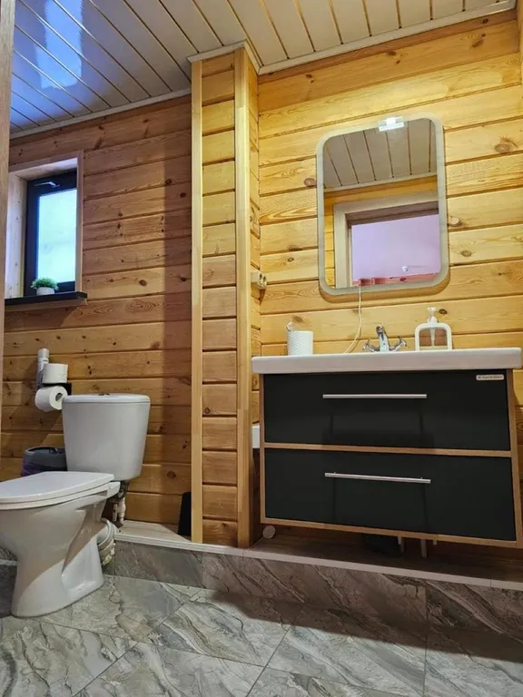 Коттедж Загородный дом "Тотем Камчатка" с термальным бассейном, баней и чаном — Термальный