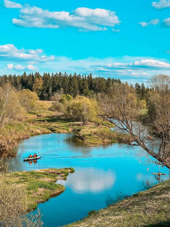 Коттедж Уютный домик на берегу реки Протва — Можайск