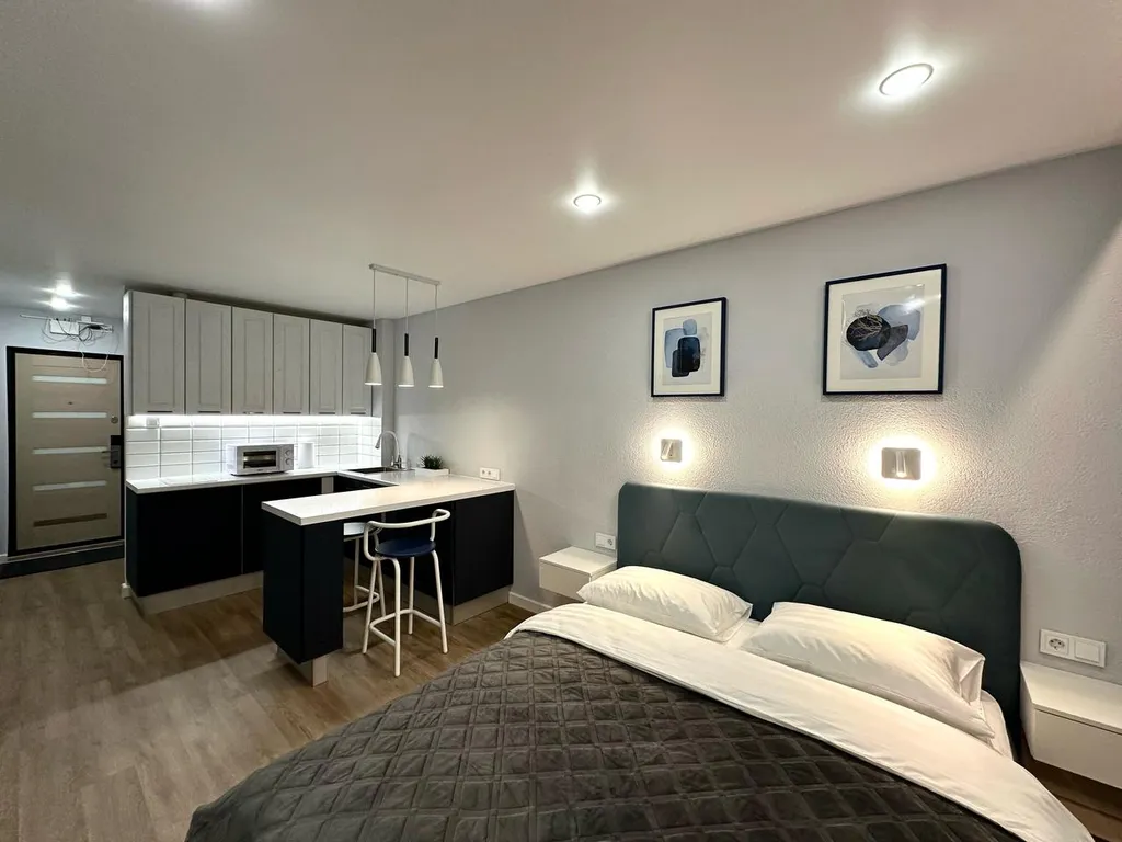 Квартира Уютная студия в центре Мурманска — аренда посуточно в Мурманск