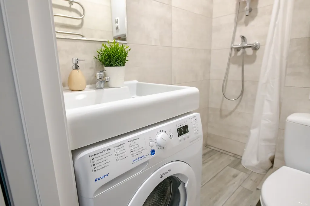 Стильная студия на первом этаже с видом на бухту Золотой рог