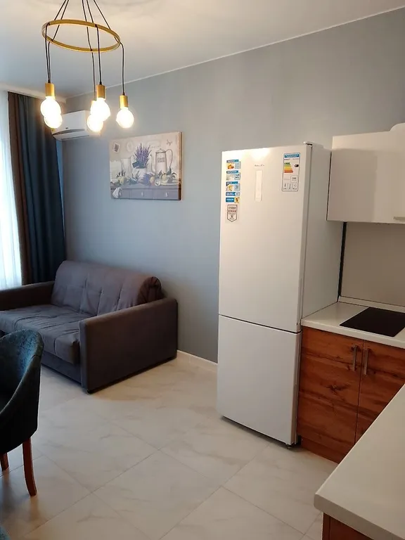 Квартира Квартира Однокомнатный апартамент с видом на город на 7 этаже — Анапа