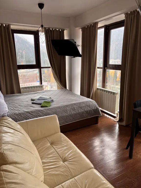 Уютная студия в центре Домбая с видом на горы