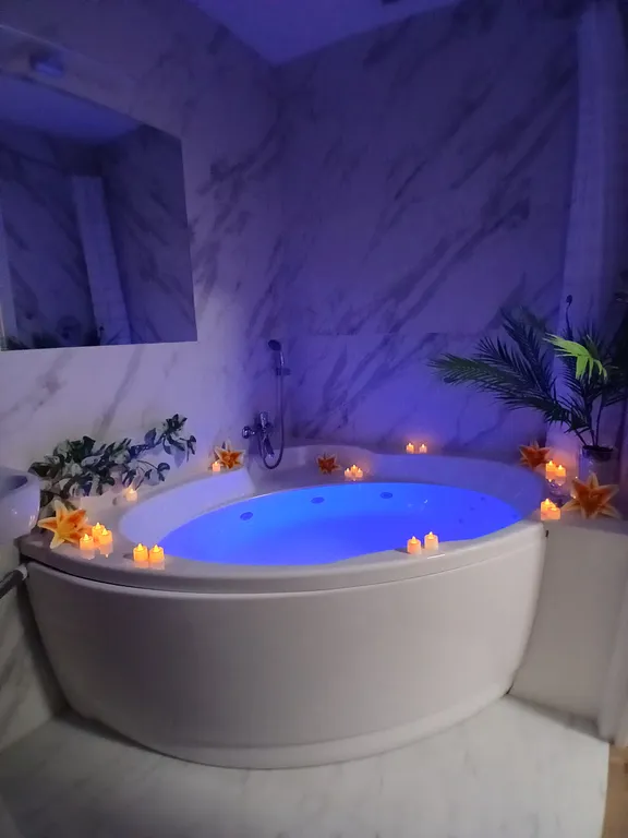 Квартира Квартира Tropic SPA Studio с джакузи XXL и тропическим душем в уютном центре — Минск