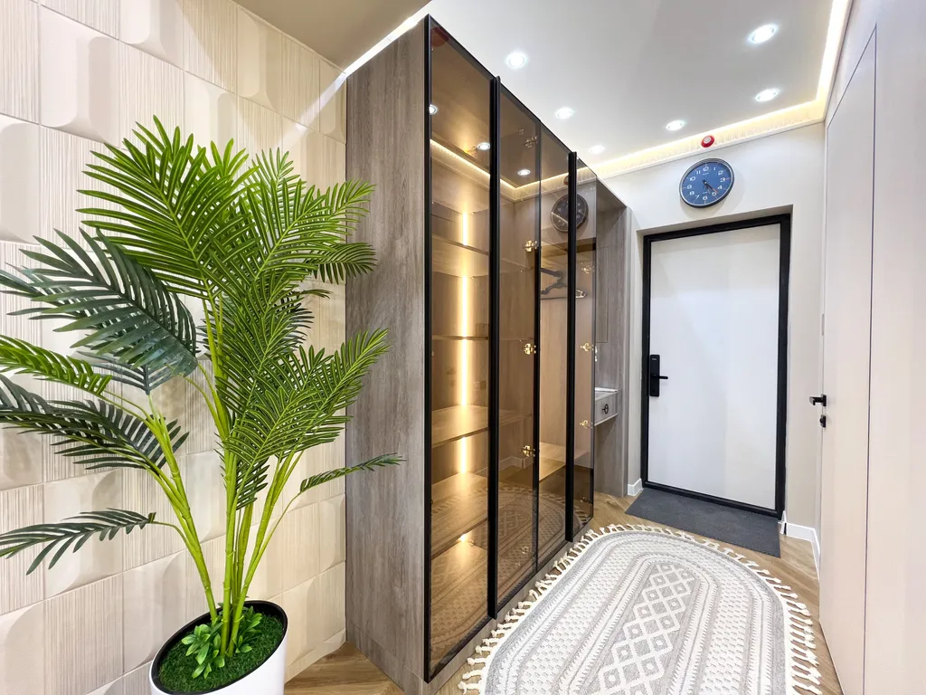 Дизайнерская студия с продуманным интерьером и видом на Ташкент сити