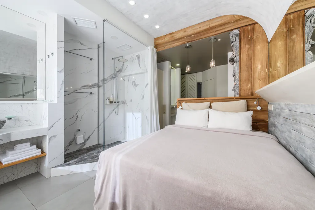 ЛАЙТ БЛЮ ДИЗАЙН-СТУДИЯ | 30 м² | Уют в стиле ростик с горным пейзажем!