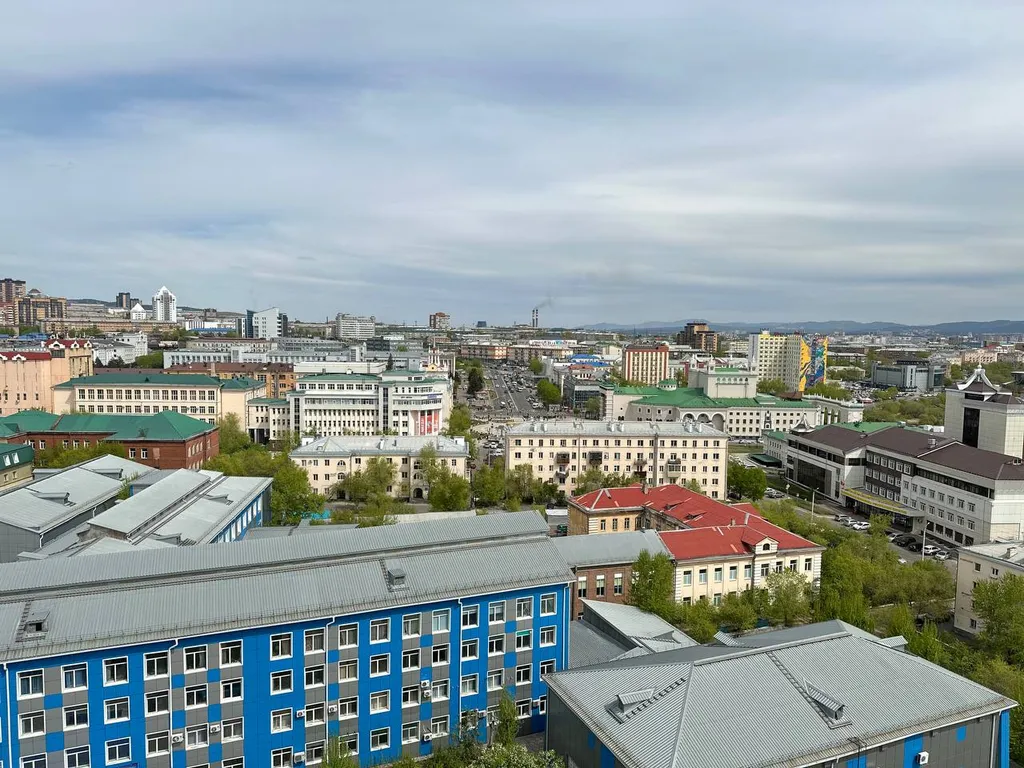 Дизайнерская студия с прекрасным видом на центр города