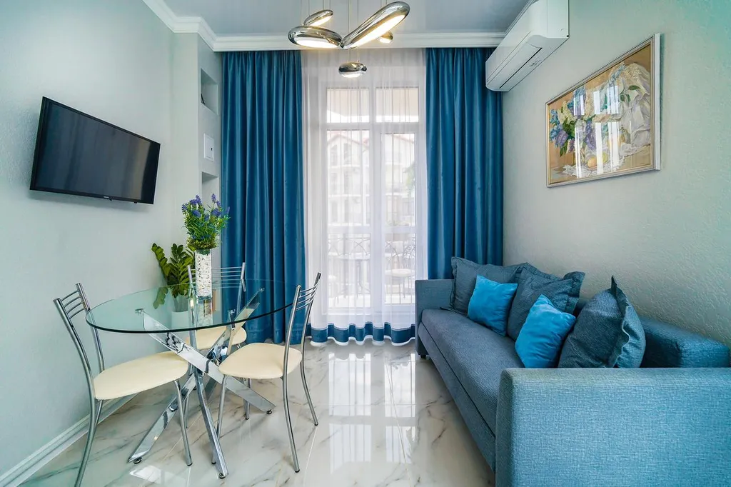 Квартира Квартира класса Люкс 55кв.м. на 6 спальных мест на 5 эт с балконом! — Геленджик