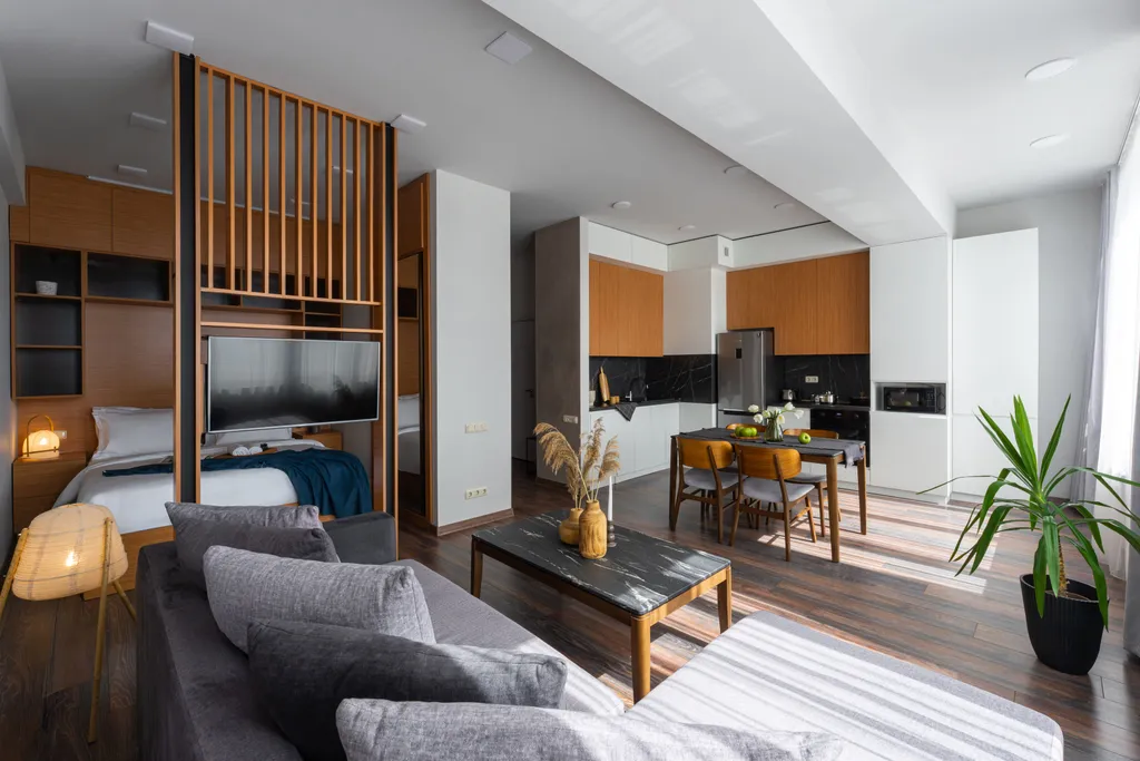 Уютная квартира в центре города рядом с Сизнс Парк