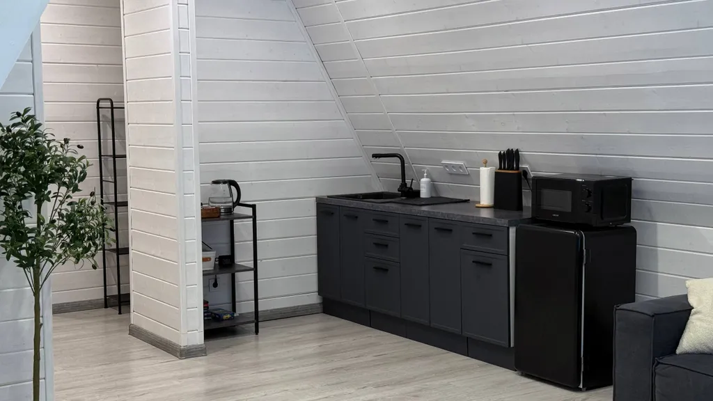 Уютный дом с видом на сосновый лес