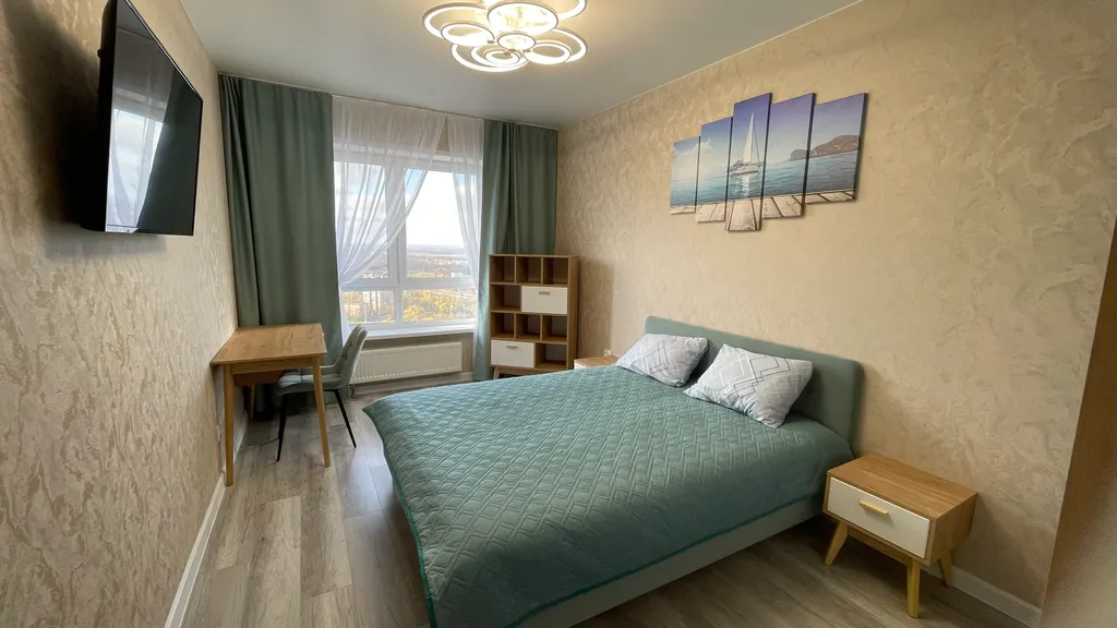 Квартира Квартира Современная евродвушка рядом с Арена 2000, Соколена и СК Атлант — Ярославль