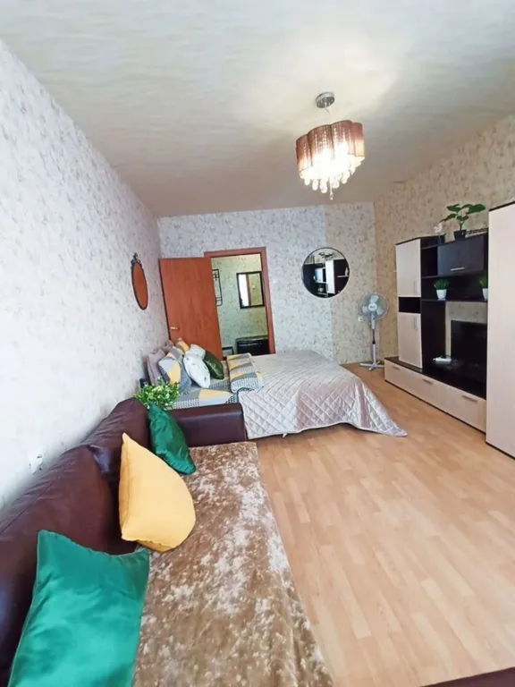 Уютнaя светлая квaртира на высоком 21 этаже