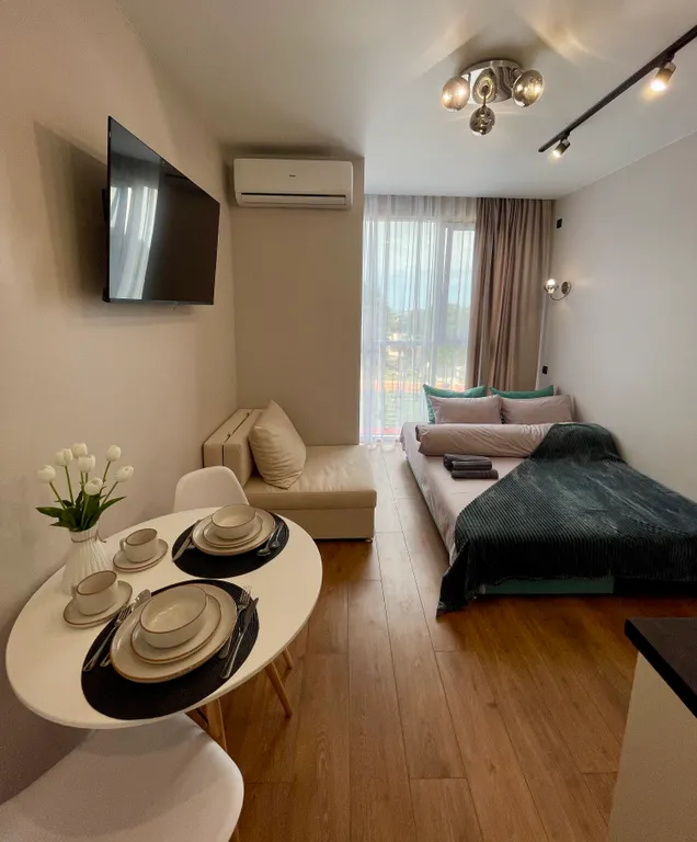 Квартира Квартира Студия с видом на море в одном из самых красивых ЖК Сочи парк — Сочи