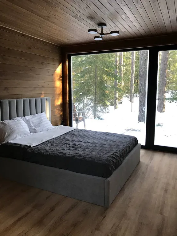 Домик с видом на лес с купелью