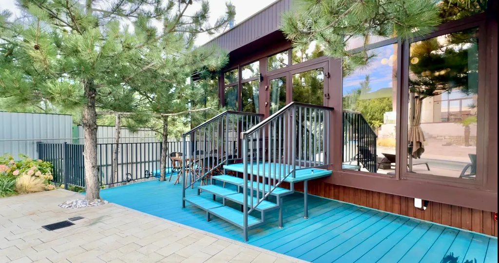 Таунхаус Фламинго, лесная зона, подогреваемый бассейн