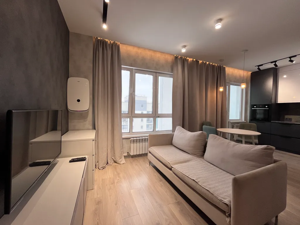 1-комнатные апартаменты УНИК АПАРТ на Терешковой с видом на город