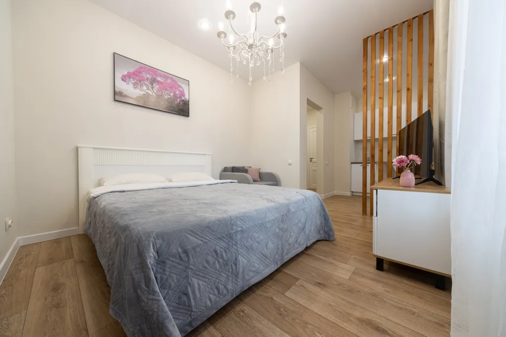 Квартира Квартира Уютная студия с видом на город рядом с ТРЦ Планета — Красноярск