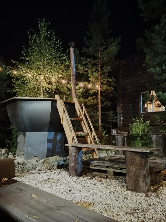 Дом 56m2 — чан, кухня, Wi-Fi