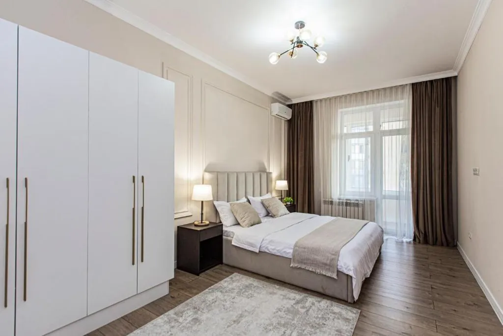 3-ком квартира Bayhouse около ТРЦ MEGA Alma-Ata для 6-х гостей — аренда посуточно в Алматы