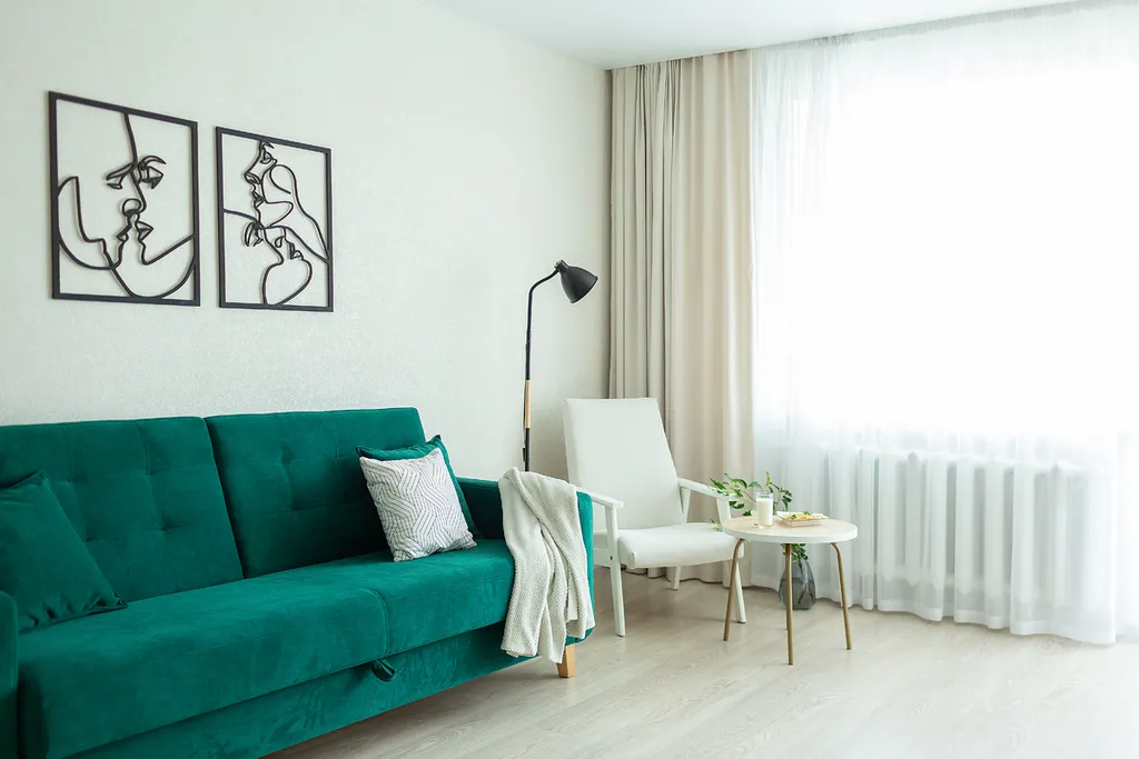 Стильная светлая квартира рядом с ЖД вокзалом