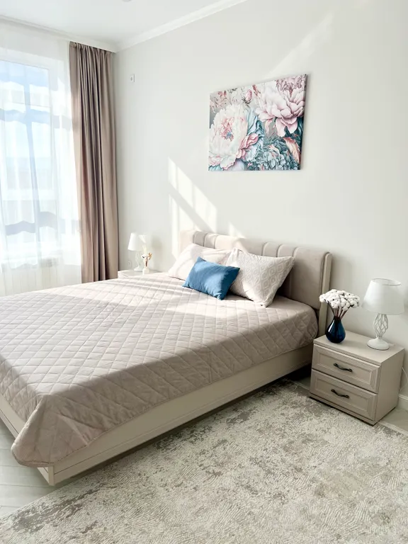 Уютные апартаменты в жилом комплексе комфорт-класса с видом на горы